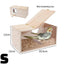 Transparent Design Parakeet Cockatiel Bird House Nest Easy to Clean Parrot House Smooth Edges Parakeet Nesting Box Bird Supplie