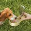 Dog Water Bottle Outdoor Pet Water Cup Food Container Portable Pet Travel Water Bowl 2-in-1 Leak Proof Drinking Cup Food