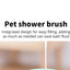 Bathroom Puppy Big Dog Cat Bath Massage Gloves Brush Soft Safety Silicone Pet Accessories for Dogs Cats Tools Mascotas Products