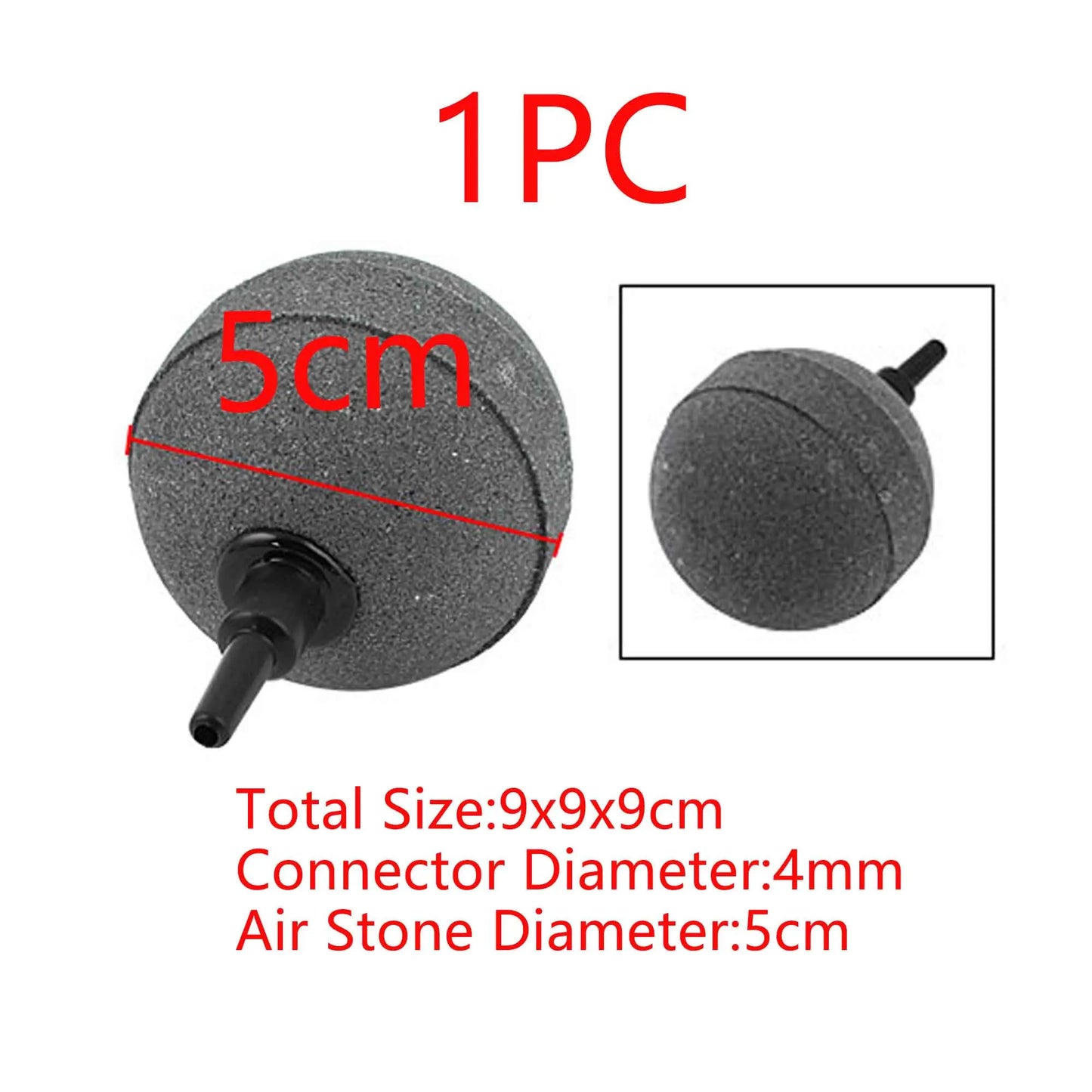 UXCELL Air Pump Sand Stone Set Aquarium Oxygen Parts Air Stone Bubble Fish Tank Aerator Ball Shaped Mineral Bubble Accessories