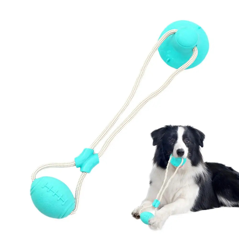 Dogs Suction Tug Toy Pet Tug Toys Puppy Chewing Teething Chew Toy Pet Training Anti Biting Rope Toys Dog Boredom Games