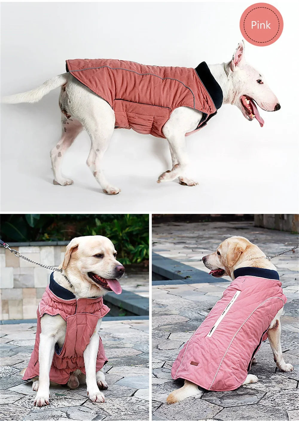 Retro Style French Bulldog Pet Coat Jacket Winter Warm Big Dog Clothes for Medium Large Dogs Pug Bull Terrier mascotas Clothing