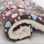 Pet Sleeping Mat Dog Bed Cat Bed Soft Hair Thickened Blanket Pad Fleece Home Washable Warm Bear Pattern Blanket Pet Supplies