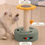 HOOPET Cat Climbing Frame Small Sisal Teasing Pet Toys Scratching Board Claw Grinding Cat Toys Carousel Type Cat Climbing Frame
