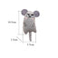 Cartoon cat and dog shaped toys, bite-resistant puppy plush dolls, cat self-entertainment teeth grinding and cleaning interactiv