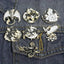 7Pcs Gothic Punk Bird Enamel Pins Custom Animal Cartoon Brooches Jewelry Clothes Accessoris Shirt Collar Lapel Badge Pin for Fri
