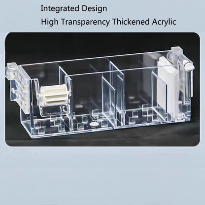 Waterfall Fish Tank Filter Box Wall Mounted Built-in Silent Circulating Water Purifier For  Aquarium Tank Box With Water Pump