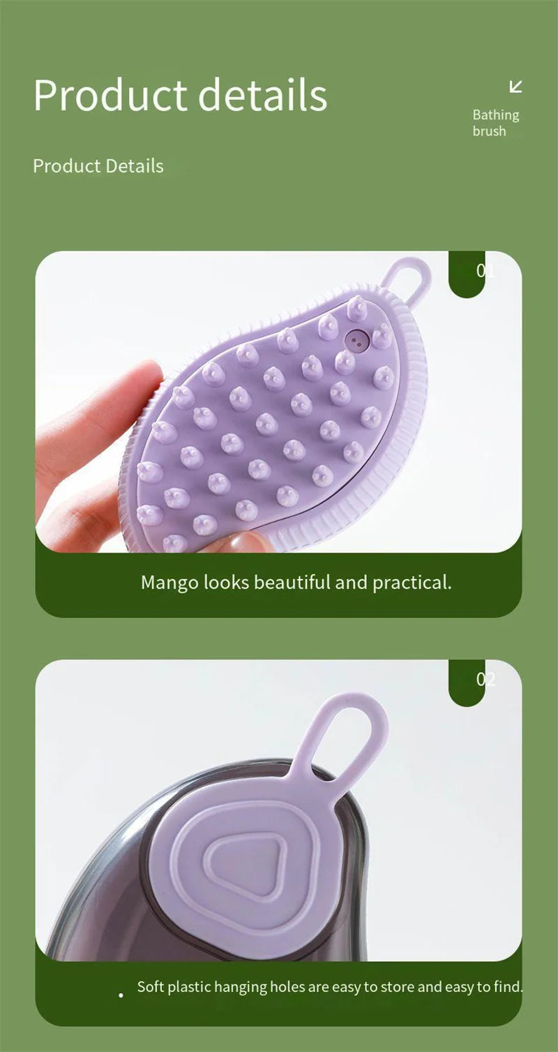 Multifunctional Pet Hair Comb for Dogs Cats Animals Massage Cat Dog Bathing Brush Maltese mascotas Grooming Accessories Supplies