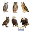 Farm Protector Bird Scarer Owl Scarecrow Scarer Pendant Garden Protector Pendant Waterproof With Bell Fake Bird Scarecrow Bird