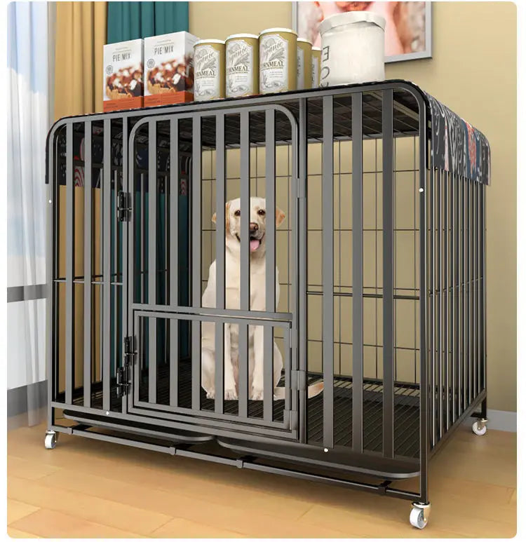 Dog cage Dog cage Large dog Strong mobile dog cage Horse dog Husky special dog cage Bold and thicker