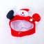 Warm Fleece Cartoon Pet Hat for Cat Christmas Keep Warm York Dog French Bulldog Head Wear Snowman Deer Winter Pet Accessories