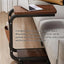 End Table C Shape Small Side Table For Living Room Double Layer Movable Side Table For Sofas Living Rooms Bedside Areas Small