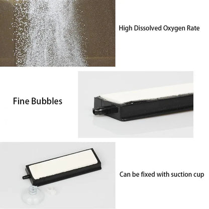 10/20/30cm Nano Air Pump Sand Stone Aquarium Oxygen Pump Fresh Air Stone Nano Bubble Bar Aquarium Fish Tank Aerator Pump Tools