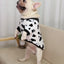 Pet Dog Clothes T-shirt Leopard Print Spring and Autumn Warm Big Dog Large Dog Two Feet Plus Down Golden Retriever Dog Clothes