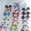 Anti-slip Cat Sunglasses Pet Accessories Small Dog Sun Glasses Classic Retro Circular Glasses for Kitten Photos Props Cosplay