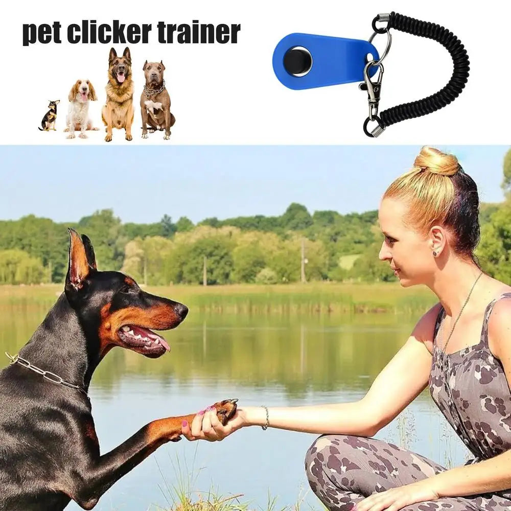 Dog Training Clicker Puppy Clicker with Wrist Strap Lightweight and Durable Pet Training Clicker for Dog Training Tool Clicker