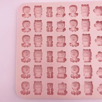 Cartoon Silicone Fudge Mold Super Small Silicone Chocolate Mould Tool Tea Baking Ice Afternoon Ice Mold Maker Mold F2I1