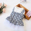 2023 Spring and summer pet skirt puppies small dogs Teddy Grid Pettiskirt Dress Pet Clothes Puppy Costume Spring Pet Clothing