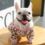 Pet Dog Clothes T-shirt Leopard Print Spring and Autumn Warm Big Dog Large Dog Two Feet Plus Down Golden Retriever Dog Clothes