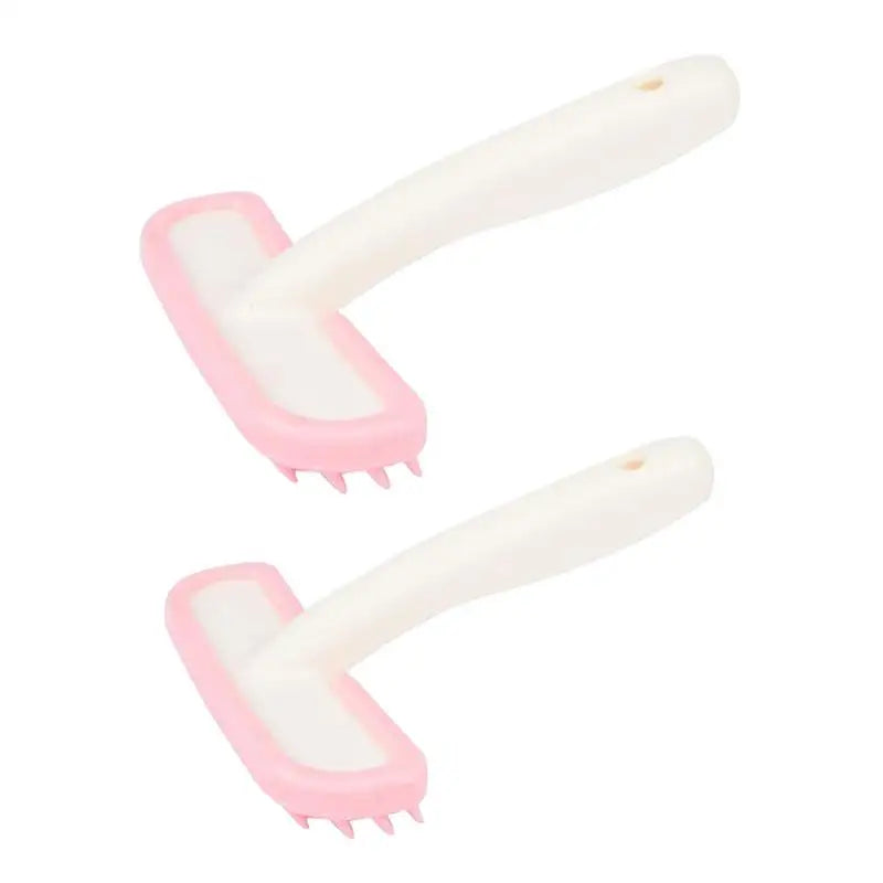 Dog Shower Brush Pet Grooming Shedding Massage Brush Bath Brush for Dog & Cat Hair Cleaner Mats Tangled Hair Comb Soft Silicone