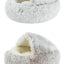 Autumn and Winter soft plush pet bed and pet bed Winter warm and cold plush comforter nest Shell cat nest semi-enclosed cat nest