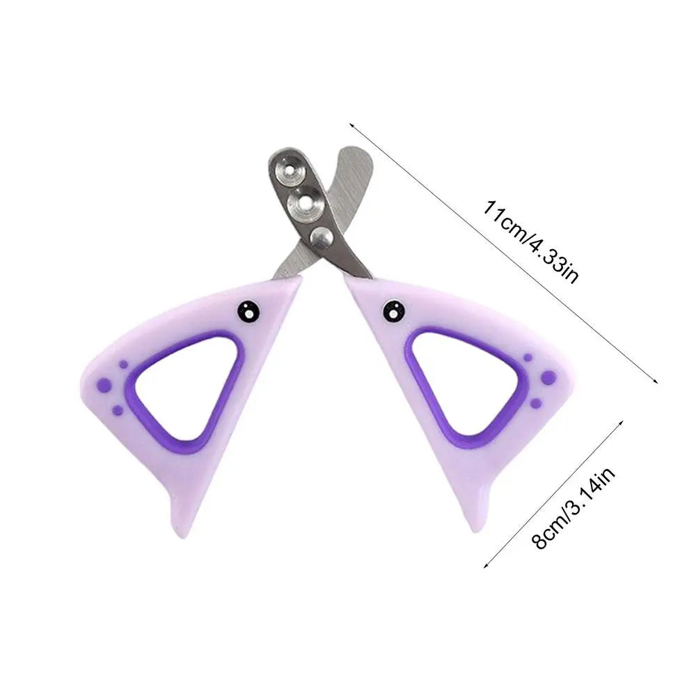 Cat Nail Trimmer Pet Nail Clippers For Small Animals Sharp & Safe Stainless-Steel Circular Cut Hole Design Grooming Tool For