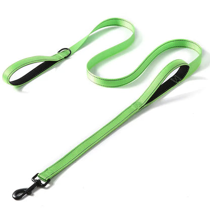 6FT Heavy Duty Dog Leash for Large Medium Dogs, Reflective Double Handle Dog Leash Lead for Traffic Control Husky Pet Accessorie
