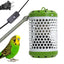Heat Lamp Guard Reptile Light Anti-Scald Heater Guard Bird Cage Supplies Mesh Cage For Parakeets Chickens Parrots