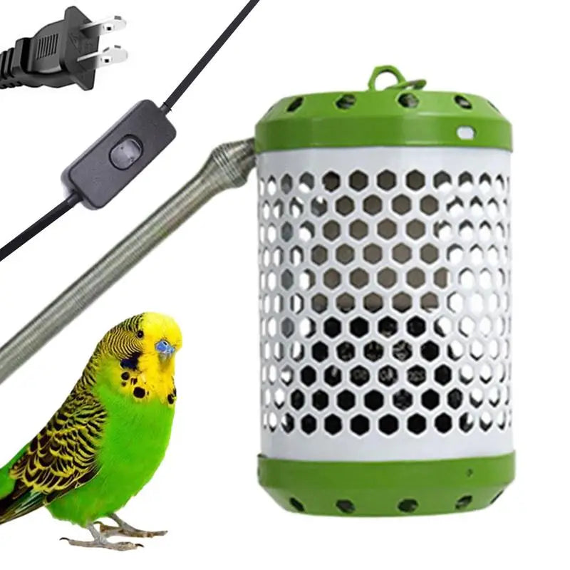 Heat Lamp Guard Reptile Light Anti-Scald Heater Guard Bird Cage Supplies Mesh Cage For Parakeets Chickens Parrots