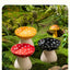 Mushroom Cat Bowl Cute Polka Dot Safe Ceramic Elevated Cat Feeder for Cats and Dogs Drinking Water Bowl Cat Feede Pet Supplies