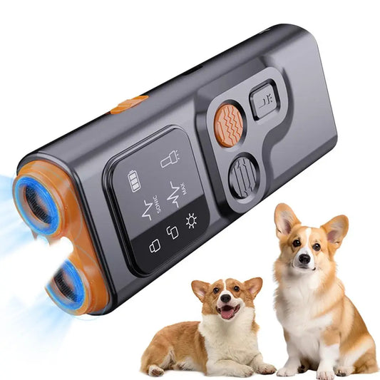 Dog Repeller Tools High-power Dog Anti Bark Deterrent LED 3 Trainer With Control 1 In Handheld Bark Flashlight Pet Device D N1B9