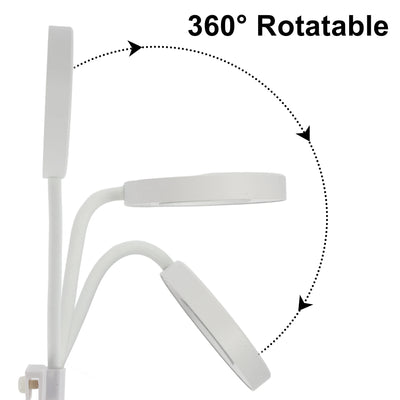 UXCELL Aquarium Lamp LED 6W USB-Plug Light 360° Rotate 3 lighting Color 48 Lamp Beads Aquarium Lamp Clip-on Lamp For Fish Tank