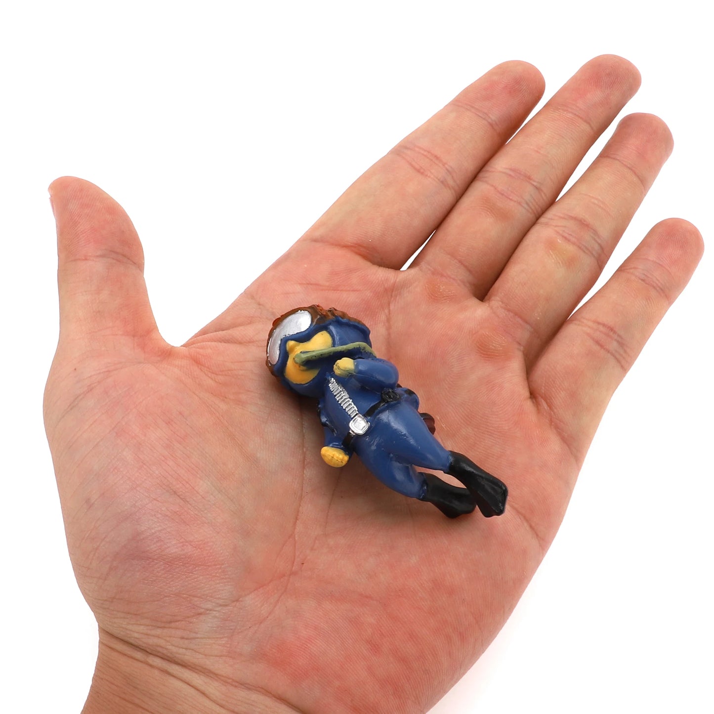 UXCELL Mini Diver Aquarium Decorations Floating Diver Aquarium Ornaments Cute Simulated Frogman Figurines Fish Tank Decor