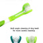 3-Sided Pet Toothbrush Dog Plastic Toothbrush Removing Bad Breath Tartar Cleaning Mouth Pet Dental Care Cat Cleaning Mouth