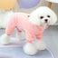 Winter Puppy Dog Coat Pet Clothes Windproof Dog Snowsuit Warm Fleece Padded Winter Pet Clothes for Dogs Cats Apparel