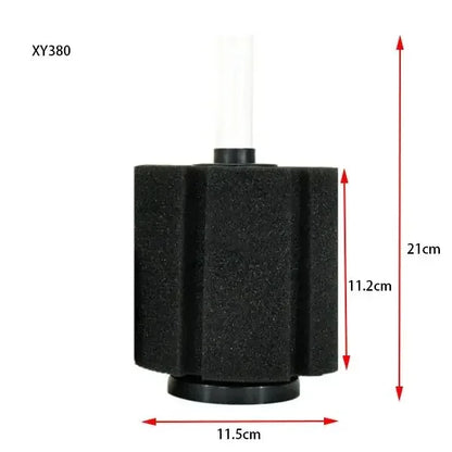 Black Aquarium Spong Filter for Fish Tank Air Pump Skimmer Biochemical Sponge Filter Aquarium Bio Filters Filtro Aquario Supply