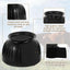 2pcs Horse Bell Boots Rubber No-Turn Horse Bell Boots Soft Equine Boots Protective Gear Accessories for Training Equipment