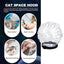 Transparent Cat Muzzle Anti Bite Transparent Cat Head Cover Breathable Clear Pet Accessories With Magical Sticker Cat Bubble Muz