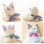 Japanese Fashion Pet Dog Accessories Bunny Ears Adjustable Neck Wear Handmade York Dog Necklaces Fancy All Season Collar for Cat
