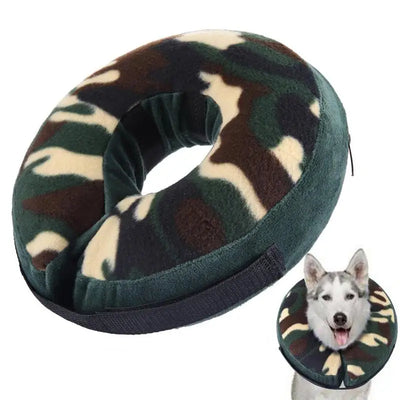 Inflatable Dog Collar Soft Cones For Dogs Adjustable Inflatable Collar For Dogs And Cats Soft Pet Operation Recovery Collar Does