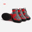 4pcs Waterproof Dog Shoes Anti-slip Rain Boots Footwear Protector Breathable Reflective Booties for Small Dogs Pet Puppy Socks