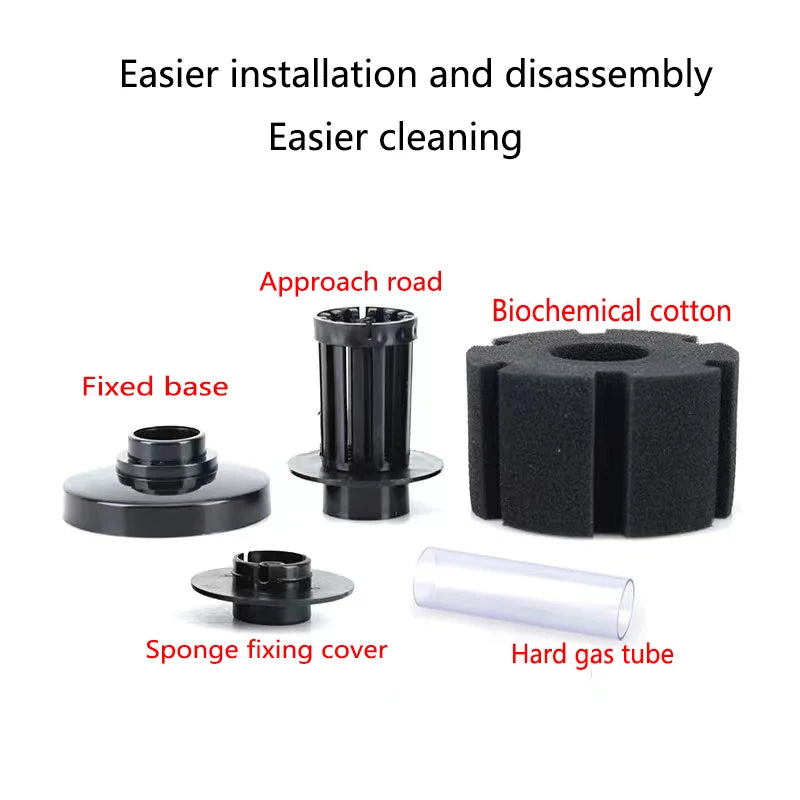 Aquarium Bio-Sponge Filter Air Pump Biochemical Filtration Noiseless Foam Bio Sponge Filter For Aquarium Fish Tank Accessories