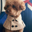 British Style Dog Winter Clothes Pet Clothes for Small Medium Dogs Teddy Chihuahua Puppy Pet Teddy Bib Windbreaker Cloak