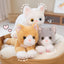 53CM Cute Simulated Cat Doll Plush Toy Stuffed Soft Animal Plush white Gray Kitten Pillow Kids Girls Birthday Gift Pet Toys Deco