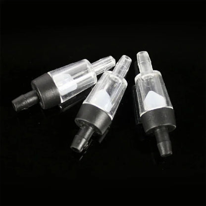 10pcs Plastic Aquarium Air Pump Check Valve Fish Tank 5 pcs One Way Non-Return Check Valve Aquarium Co2 System Air Pump