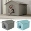 Outdoor Cat House Foldable Warm Pet Cave For Winter Waterproof Rainproof Kitten Cave Pet Tent Bunny Bed For Feral Cat Puppy