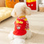 Red Stripe French Fries Dog Hoodies Autumn Winter Dog Clothes for Small Medium Dogs,Puppy Cat Costume Chiwawa Pet Pullover Coat