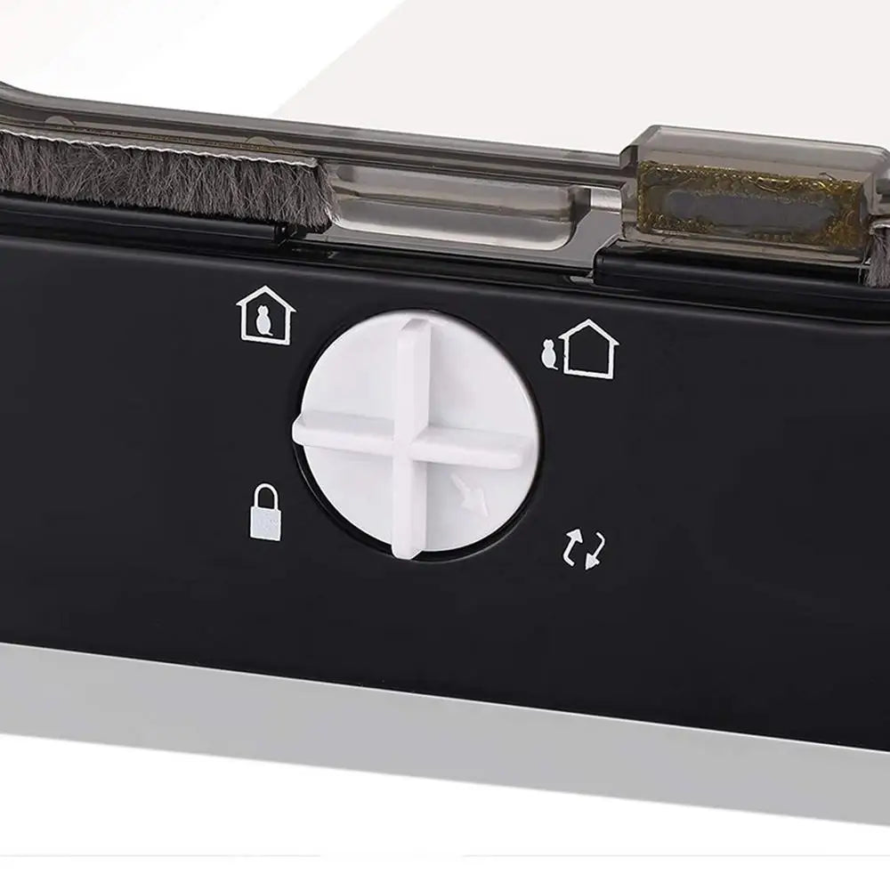 Cat Door with Flap Pet Door, Easy Set-Up, 4 Ways Locking, Weatherproof Safe Cat Doors, Pet Supplies, Window Cabinets