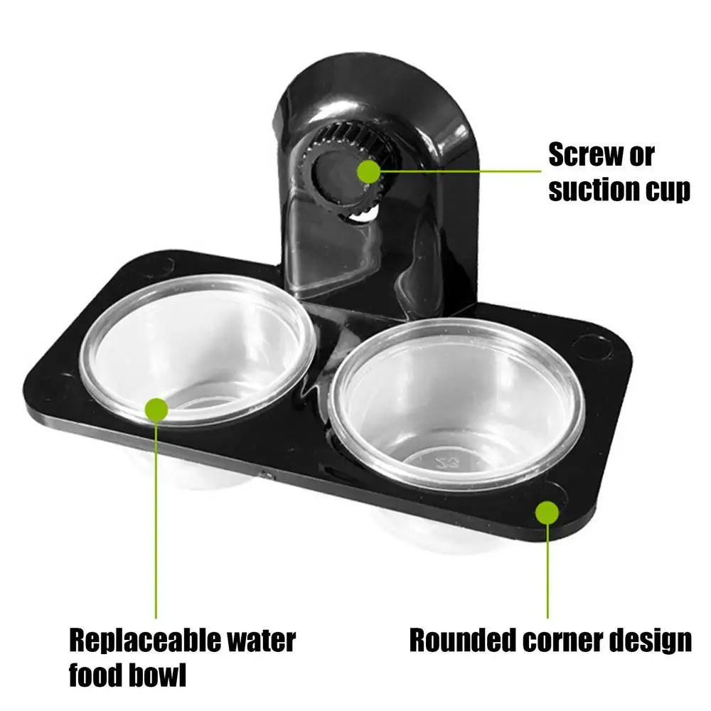 Reptile Food Bowl Feeding Bowl For Geckos Reptile Food Bowls And Water Dish For Lizard Small Pet Feeder Ledge Accessories