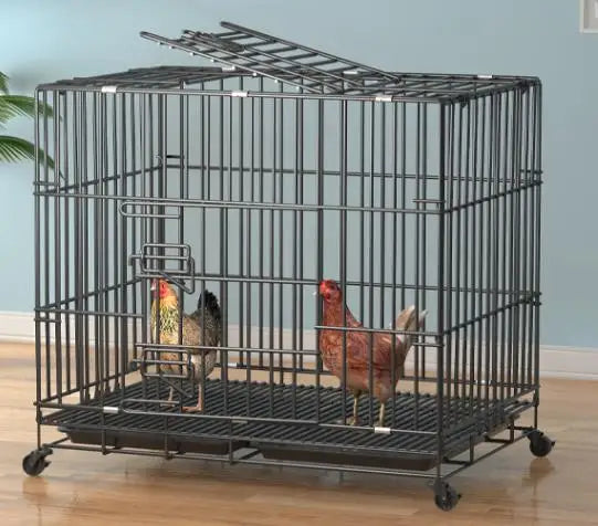 Chicken Coop Egg Laying Automatic Feces Clearing and Egg Rolling Chicken Cage Henhouse Folding Breeding Cage